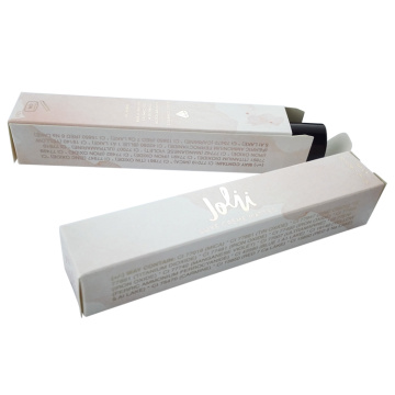 White Quality Gold Foil Custom Lipstick Box