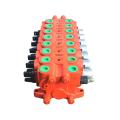 6 Spools Hydraulic Parts Directional Control Hand Valve