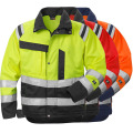 Wholesale Women Hi Vis Zipper Safety Bomber Jacket