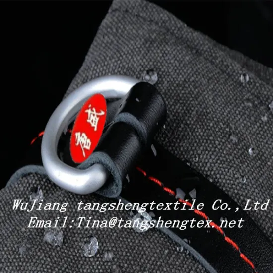 100%Recycled PET canvas fabrc for bags with coated and waterproof