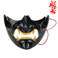Máscara japonesa Oni meia face Hannya
