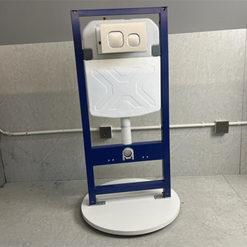 High-Quality Brass Adaptor 110CM Toilet Tank with Dual-Flush Concealed Carrier Frame