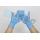 comfortable powder free nitrile glove with blue color