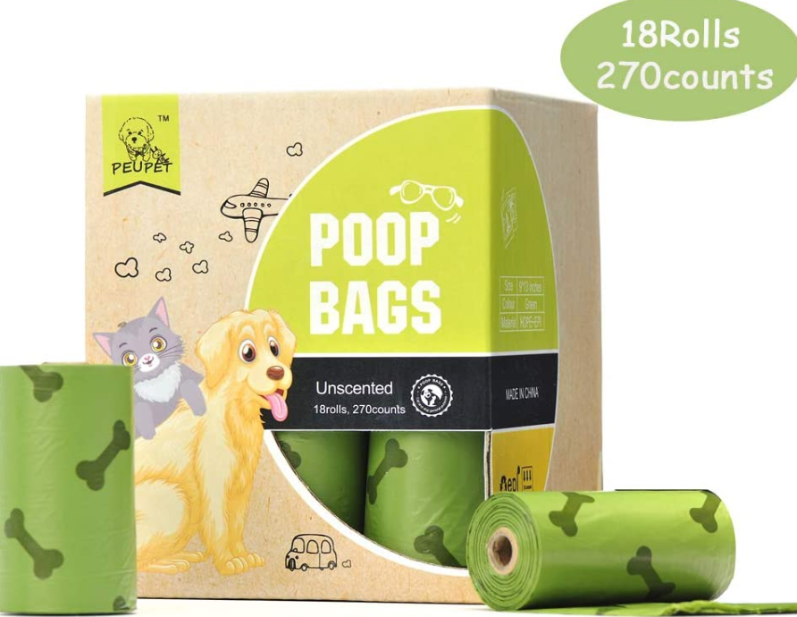 18 Refills Rolls Compostable Pet poop Bags