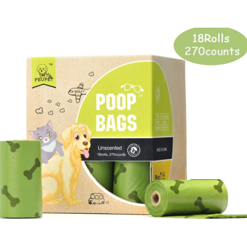 18 Wkłady Rolls Compostable Pet Poop Torby