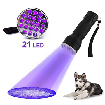 Taches pour animaux de compagnie Détecteur de détecteur UV Lampe de poche