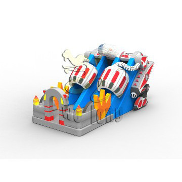 2014 commercial high quality inflatable combo slide for sale
