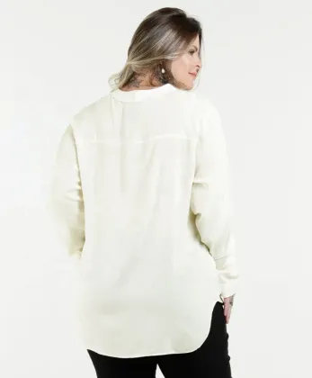 2020 Plus Size Long Sleeve Blouse