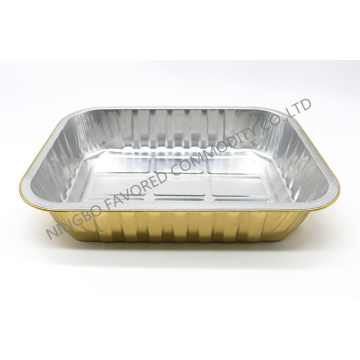 Aluminium foil container roaster unlined pan