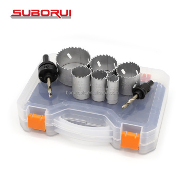 SUBORUI Hss Bi-Metal Hole Saw Cutter Kit for Metal and Wood