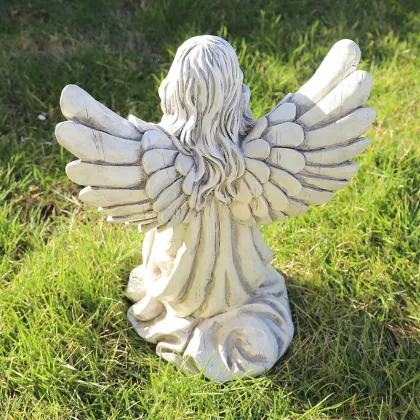 Wholesale Resin Crafts: Praying Guardian Garden Angel Statues