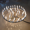 Round Gas Fire Pit Table Burner