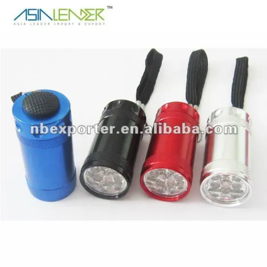 6 led mini aluminum led flashlight