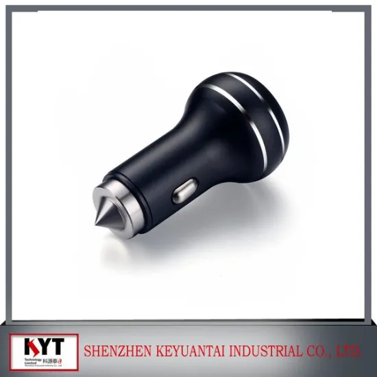 SGS CE FCC ROHS certified 5V 3.4A car charger with emergency hammer, android phone chargers usb car charger