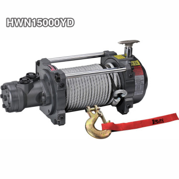 Automatic Braking Hydraulic Winch 15000 lb For Trailer