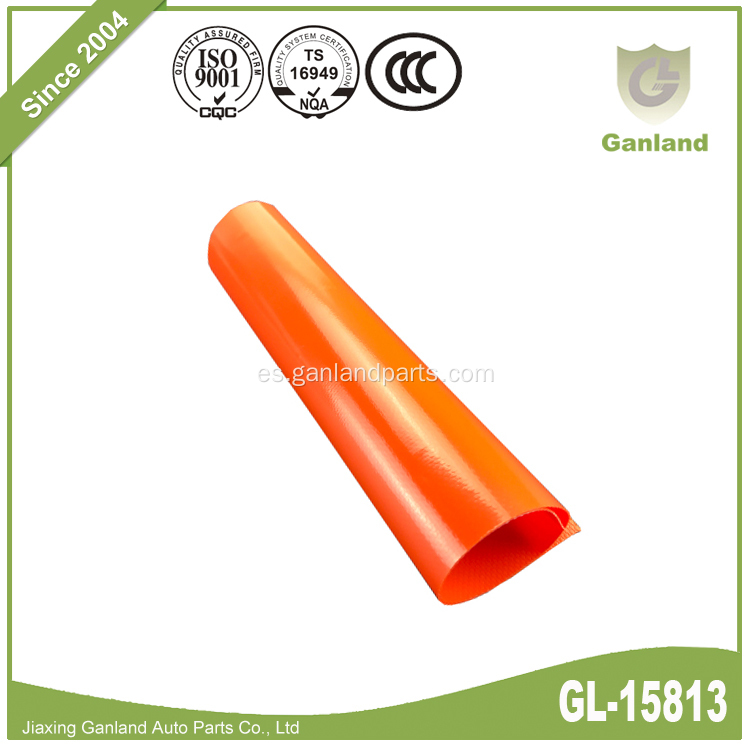 Cubierta de lona de camión de vinilo 1000d 900gsm naranja