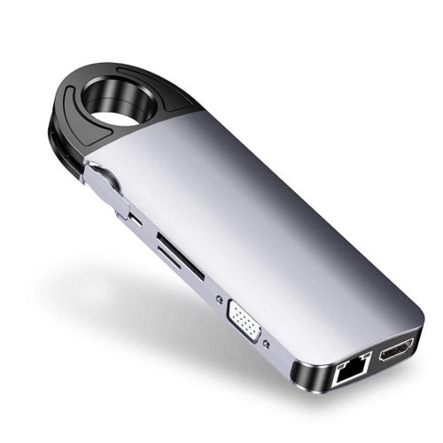 Adaptador multipuerto de concentrador USB C 10 EN 1