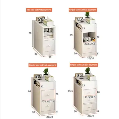 Bedside table small ultra-narrow modern minimalist bedside rack mini new ins style bedroom bedside table