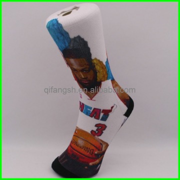 360 degree custom print seamless sport socks