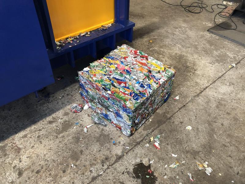 High-speed Automatic Aluminum Cans Baler