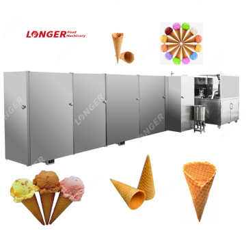 Commercial Rolled Sugar Waffle Cone Maker Machine for Sale
