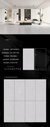 750*1500 Carbon Rock Board For Wall