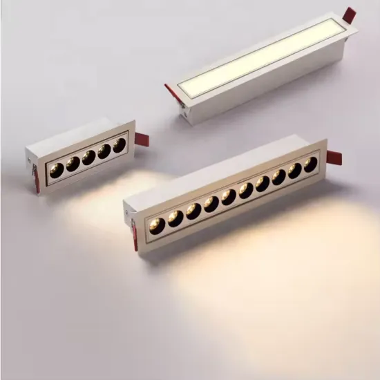 LED Grille Light: Living Room Lighting Solution - Anti-Glare, Ceiling Floodlight & Downlight with Embedded Linear Strip Spotlight