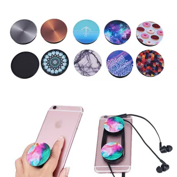 2018 Pop up Mobile Phone Socket Holder for Cell Phone Real 3m Glue Support Reusable Custom Logo with Individual Packaging