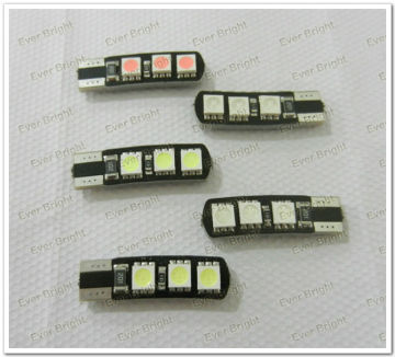 12V/24V T10 led Canbus Error 5050 2smd waring canceler 36lm Mon polar Lamp,led canbus