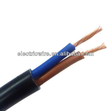 2*1.5mm2 iec 60227 RVV unshieded flexible cable round cable