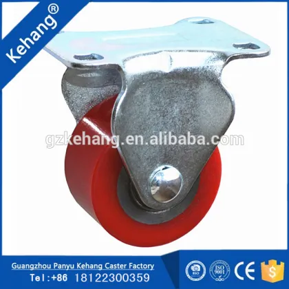 fixed caster wheel,pu wheel caster,trolley wheel,75mm castor wheel,Spherical Wheel Caster