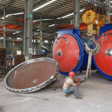 หม้อนึ่งความจุขนาดใหญ่สำหรับอุปกรณ์คอนกรีตที่มีอากาศยาน (26m/31m/38m)