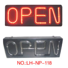 Open Neon Sign