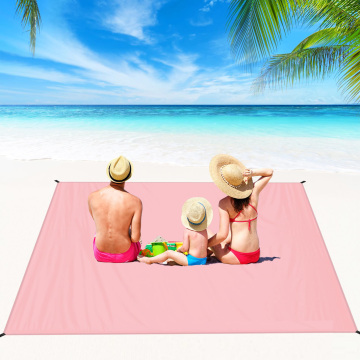 Sand Proof Waterproof Beach Mat with Custom Logo Design, Storage Bag for Outdoor Activities