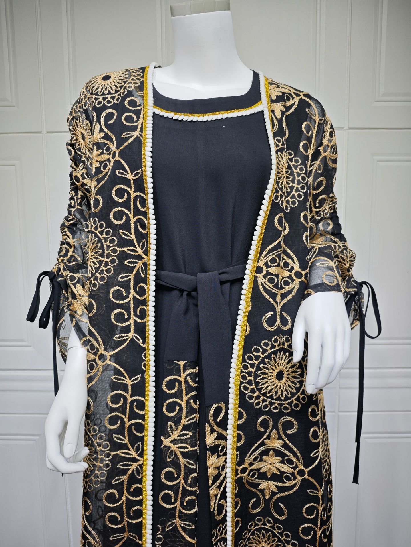 Ramadan Jalabiya Abaya Set AB432 (3)