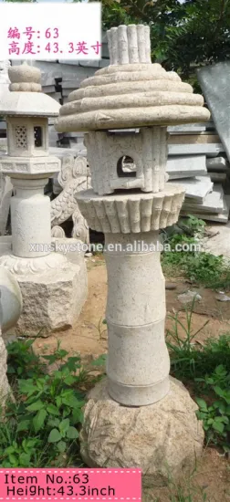 item62 china yellow lantern stone japanese