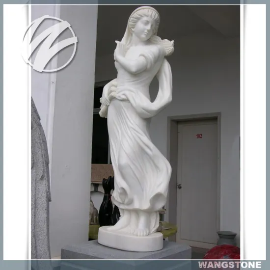 Modern garden stone figure sculpture