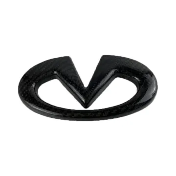 Perfect Quality Dry Carbon Fiber Infiniti Q50 Logo Rear Trunk Badge