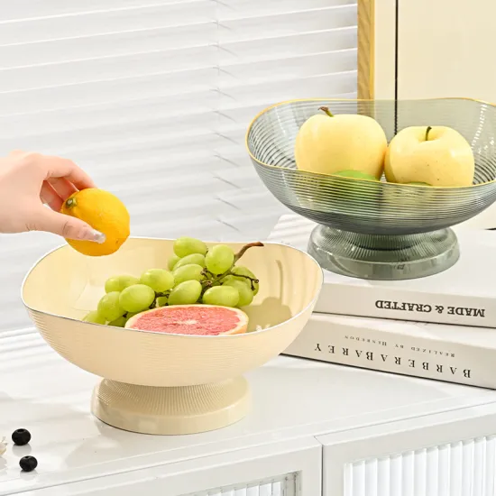 Two-in-One Household Fruit Tray with Food Drain Living Room Coffee Table Wholesale
