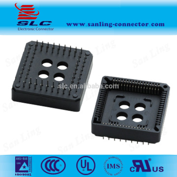 PLCC Socket Connector DIP Type,20P/28P/32P/44P/52P/68P/84Pin Wholesale