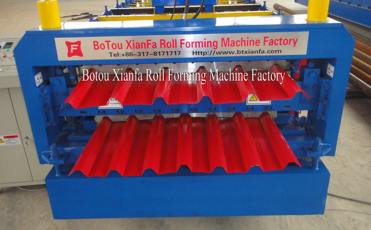 wall and roof panel sheet roll forming machine