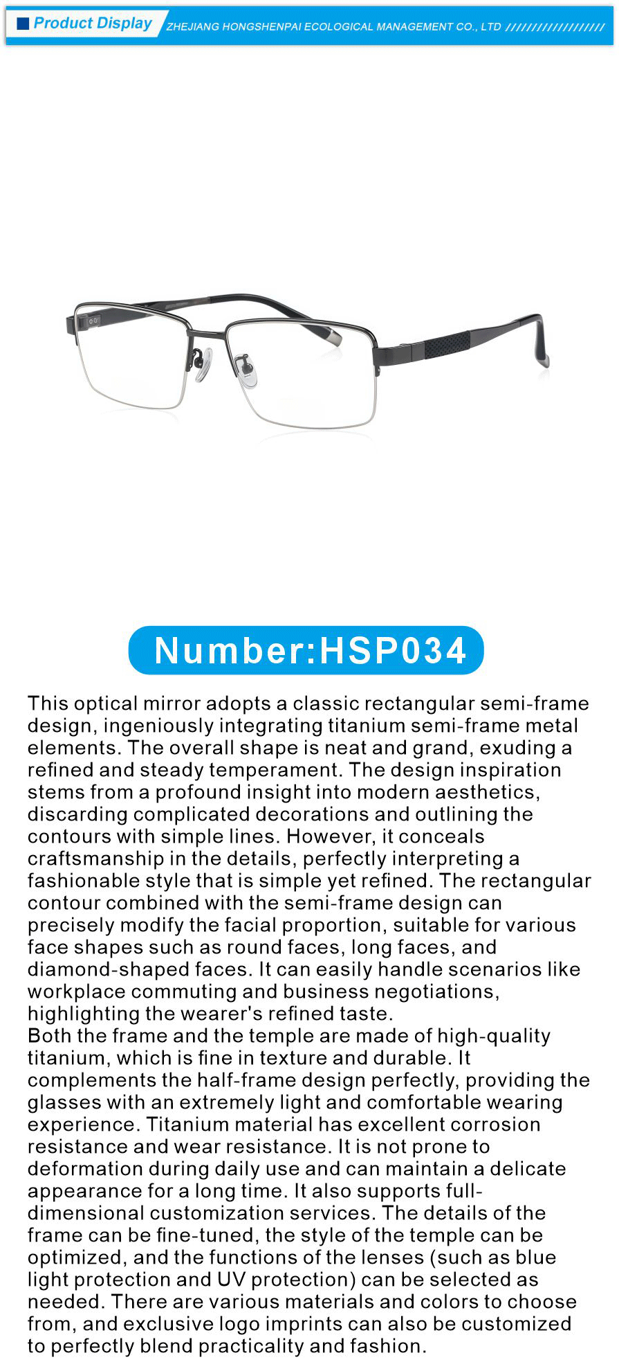 Titanium Series Luxury Eyeglasses