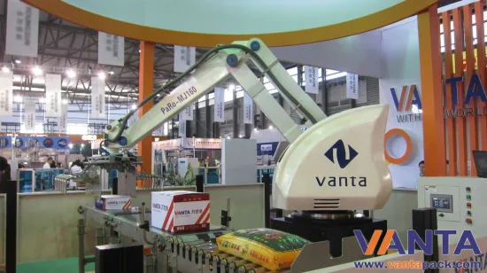 Robotic Bag Palletizer Stacker Machine For Rice Milk Powder 200kg Rated Load