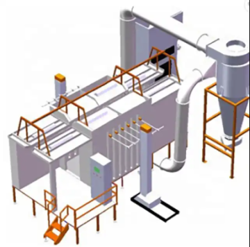 In Stock Horizontal Aluminum Profile Powder Coating Production Line