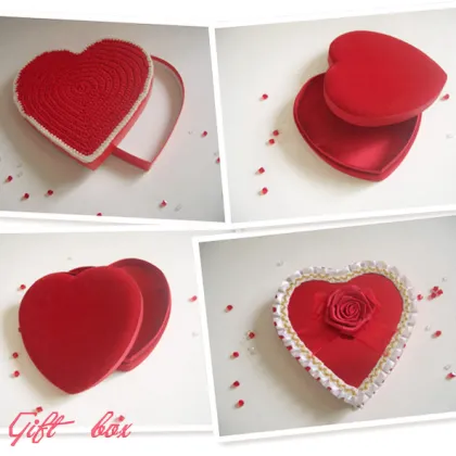 Heart shape chocolate box