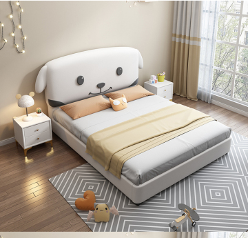 Luxury Cute Modern Design Solid Wood Frame Cartoon Bed