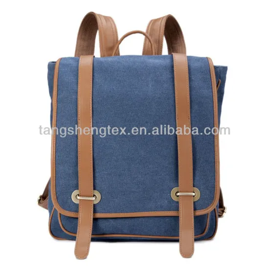 Recycled polyester canvas fabric wholesale for Fashion Backpack/RPET canvas fabric