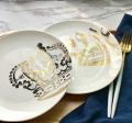 Moden Porcelain balik Dinner Plate