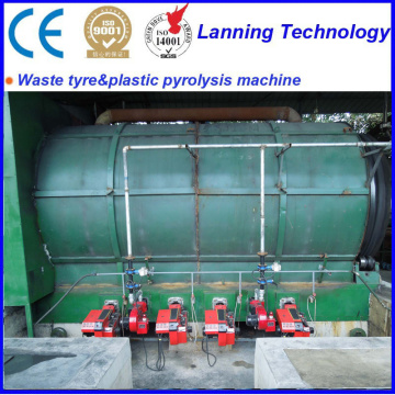 plastics pyrolysis to fuel oil equipment