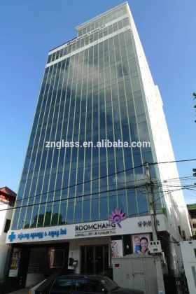 025 Safety low-e curtain wall glass for engineering Glass